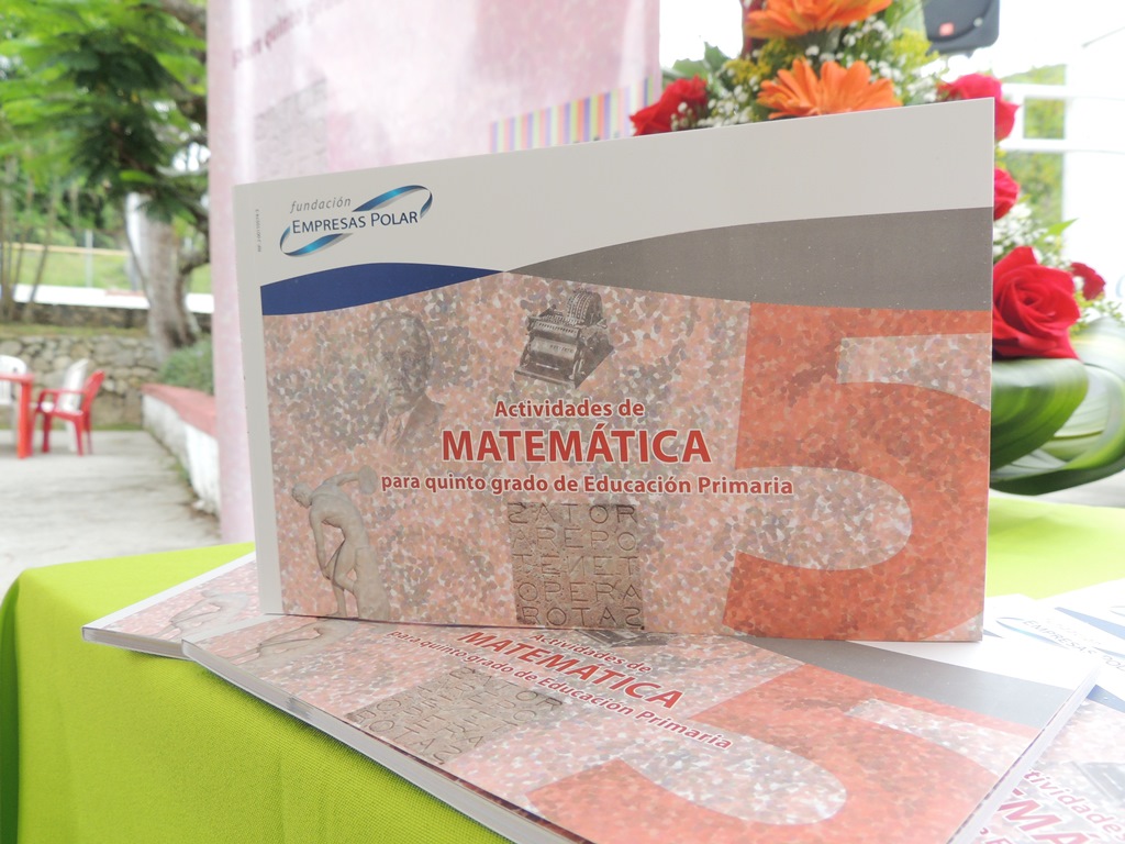 Fundación Empresas Polar presenta Guía Actividades de Matemáticas para 5to grado en la FILU 2016 de Mérida 