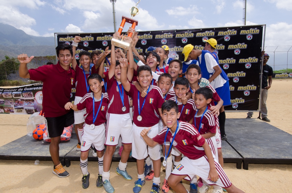 Finaliza la Liga Nacional de Fútbol Menor de Guarenas Copa Maltín Polar 2017
